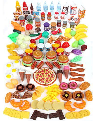 Mommy Please Play Food Set For Kids Huge 202 Piece Pretend Food Toys