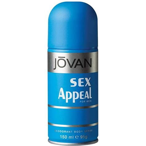 Jovan Sex Appeal Deodorant Body Spray For Men 5 0 Oz Pack Of 4