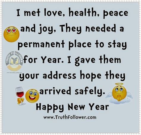 I Met Love Health Peace And Joy All Year Wish