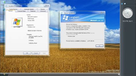 Microsoft Windows Longhorn Build 4042 Lab06 Youtube