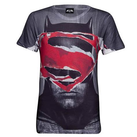Dc Comics Mens Superman Tear T Shirt Grey Merchandise Zavvi Uk