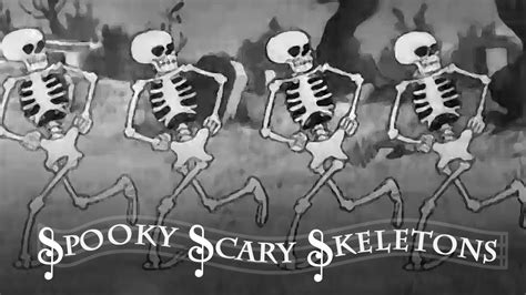 Silly Symphony Spooky Scary Skeletons Youtube