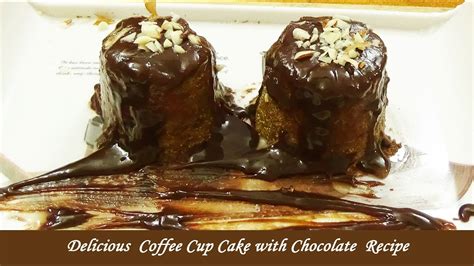 Easy chocolate cupcake recipe for kids. Coffee cupcake recipe with chocolate/ No bake No oven ...