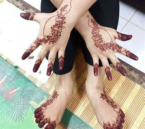 Inai Pengantin Henna Wedding Malaywedding Malay Bride Malay Wedding