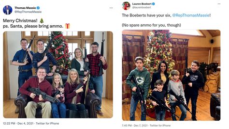 Guns As Holiday Photo Props The Real War On Christmas