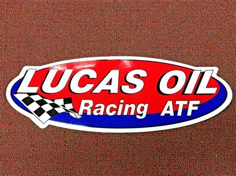 Lucas Oil Products Sticker Racing Atf Large Rare Sticker Series