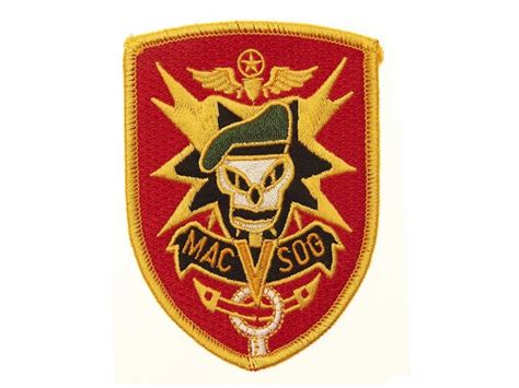 Nášivka Vyšívaná Mac V Sog Military Assistance Command Vietnam Studies