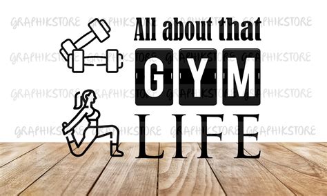 All About That Gym Life Svg Svg File For Cricut Gym Svg Etsy