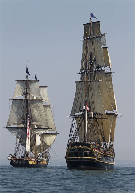 Hms Bounty And Uss Niagara Sailing Ships