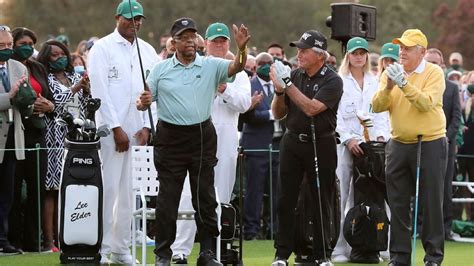 He played on the hawaii pacific university men's golf team and earned a masters degree in communications. Lee Elder joins Jack Nicklaus, Gary Player to open Masters ...