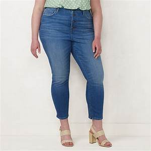 Plus Size Lc Conrad Stretchy High Rise Skinny Jeans