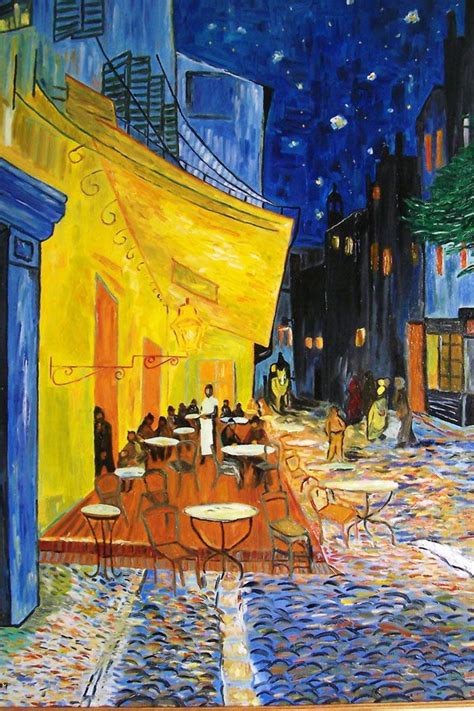 Conhe A O Terra O Do Caf Noite De Van Gogh Van Gogh Art Famous