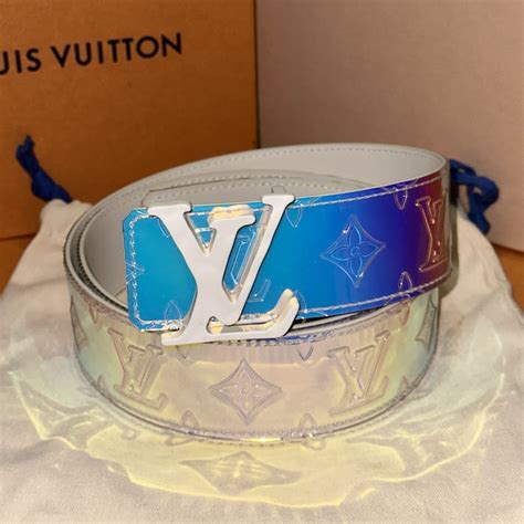 Louis Vuitton Lv Shape Belt Monogram 40mm Prism Virgil Abloh Fw19 Grailed
