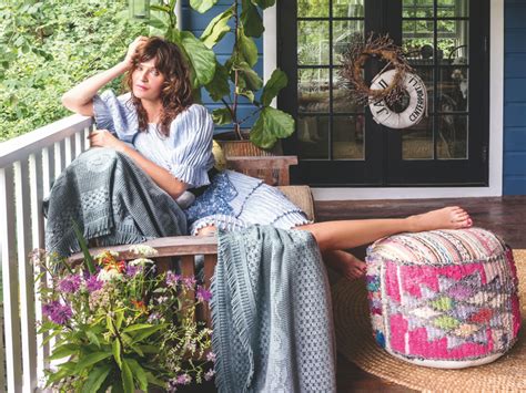 Helena Christensen At Her New York Home In The Catskill Mountains
