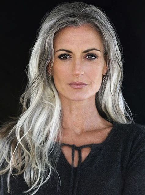 Gray Hairstyles For Mature Women Silver Grey Hair Long Gray Hair Gold Hair Grey Hair Over