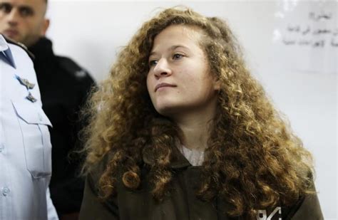 Palestinian Teen Ahed Tamimi Enters A Military Courtroom At Ofer Prison