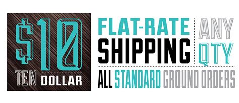 Simplicity seems like a small comfort considering flat rate pricing is typically 20% more. $10 Flat Rate Ground Shipping