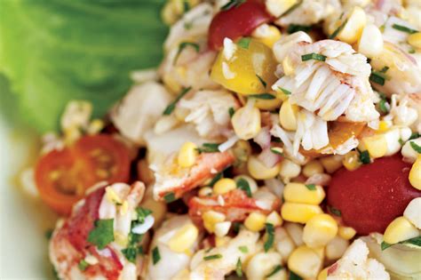 Use only crisp lettuce leaves. Corn, Tomato, and Lobster Salad recipe | Epicurious.com