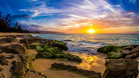 Download Ocean Sunset Sea 4k Wallpaper Ocean Sunset 4k On Itlcat