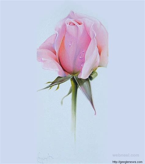 Take the softest pencil and finish shading your simple rose drawing with it, putting it in the darkest crevices. 25 Beautiful Rose Drawings and Paintings for your ...
