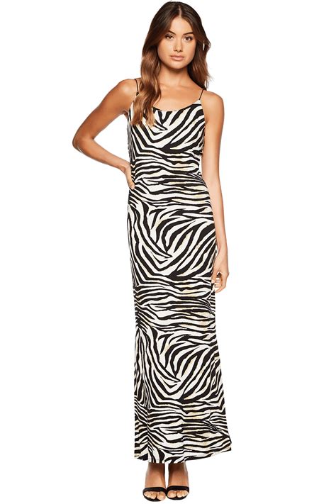 Zebra Print Maxi Dress | Ladies Sale & Clothing | Bardot