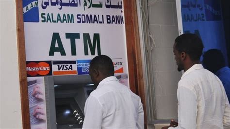 Somalias First Cash Machine Opens In Mogadishu Bbc News