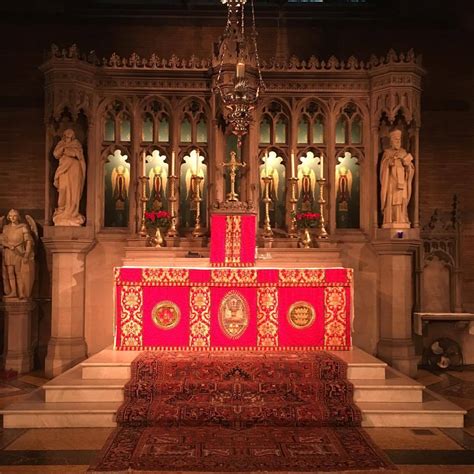 Saint Ignatius Of Antioch Episcopal Church — The High Altar Set For
