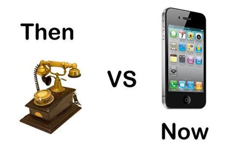 Then And Now How Technology Has Changed Our Lives