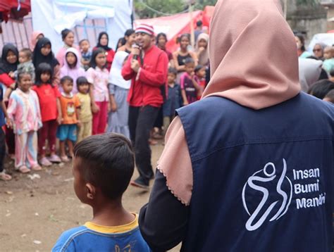 Peduli Cianjur Insan Bumi Mandiri Gelar Trauma Healing Untuk Anak Anak