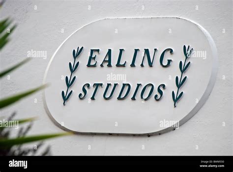 Ealing Studios Logo On A Bulding Of The Film Studios In Ealing West