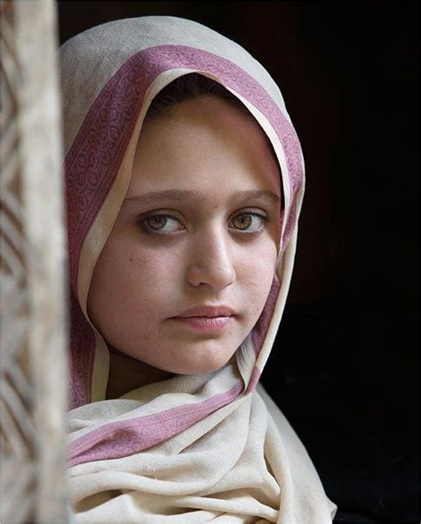 Kalash Girl From The Village Of Northern Pakistan Faces Kalash