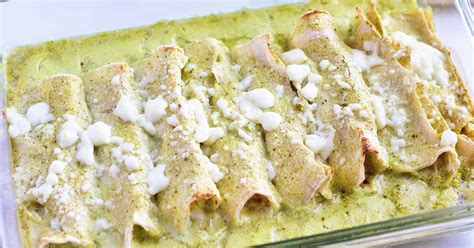 America test kitchen roasted poblano enchiladas. Roasted Cauliflower Enchiladas with Poblano Cream Sauce ...