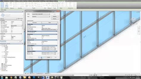 Revit Tutorial Create Butt Glazing In A Curtain Wall Storefront Youtube