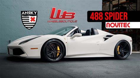 Ferrari 488 Spider Gets Anrky Wheels And More Goodies Youtube