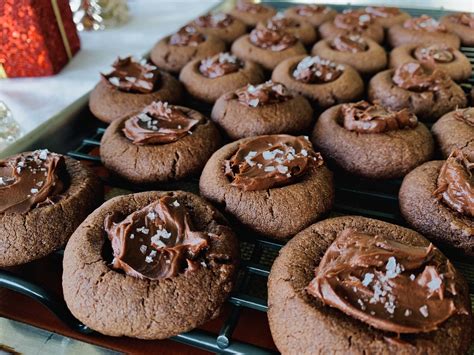Salted Chocolate Thumbprint Cookies Recipe Live Love Laugh Food