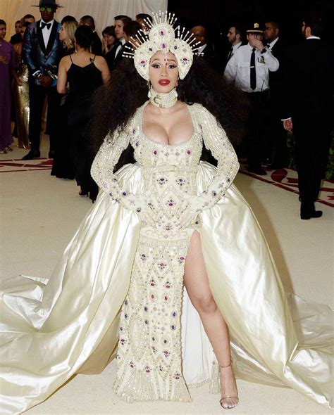 Cardi B At The Heavenly Bodies Fashion And The Catholic Imagination Costume Institute Gala In