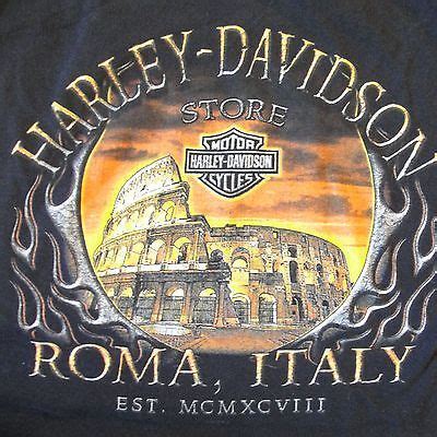 Siamo in stretto contatto con la regione della carinzia in. Harley Davidson Roma Italy Tee T-Shirt 2X H-D Motorcycles ...