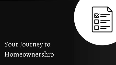 Your Journey to Homeownership