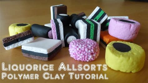 Liquorice Allsorts Licorice Allsorts Polymer Clay Tutorial Youtube