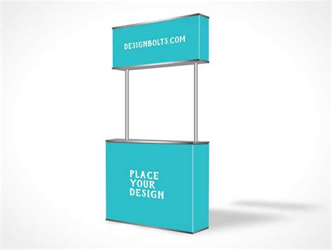 A trade booth becomes a important part of every event. Trade Show Booth Display Stand PSD Mockup - PSD Mockups