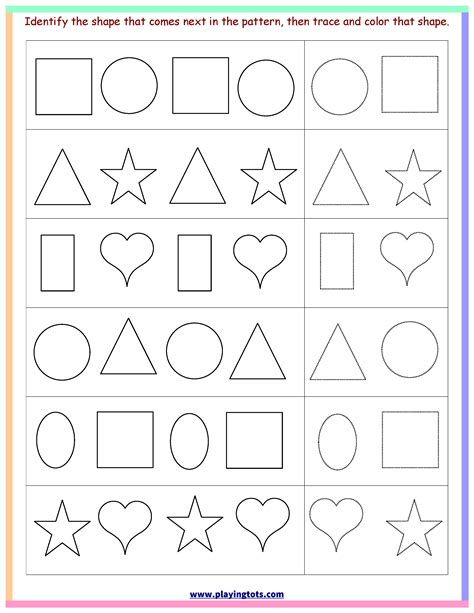Printable Shapes And Colors Worksheets Nramaple