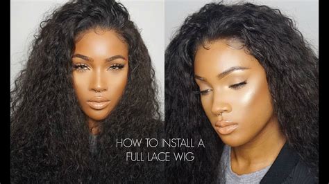 How To Install A Full Lace Wig Ft Yariszbeth Youtube