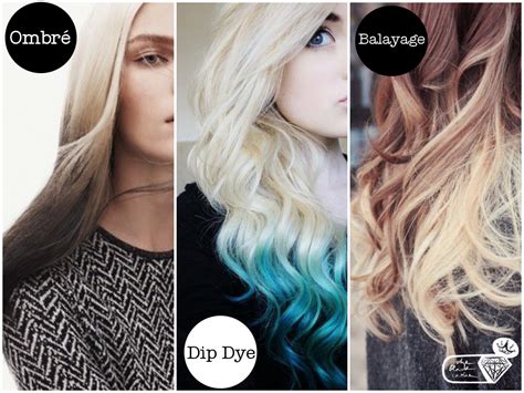 A Guide To Ombré Dip Dye And Balayage The Black Caviar
