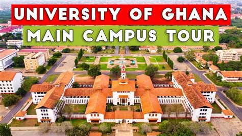 University Of Ghana Main Campus Aerial Tour Youtube