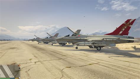 Over 4,600 aircraft have been built since production was approved in 1976. Danish F16 - GTA5-Mods.com