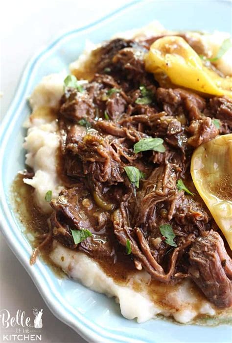 Mississippi Pot Roast {The BEST Pot Roast EVER} - Belle of the Kitchen