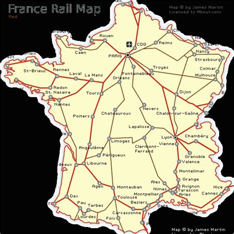 Tgv Train France Map Secretmuseum