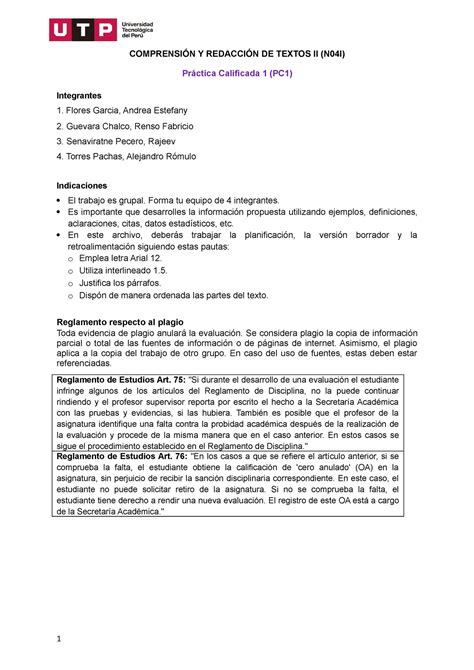 Ac Semana Y Comprensi N Y Redacci N De Textos Ii N I Pr Ctica