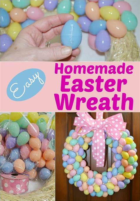 Check Out Our Latest Tutorial Affordable Diy Easter Egg Wreath We