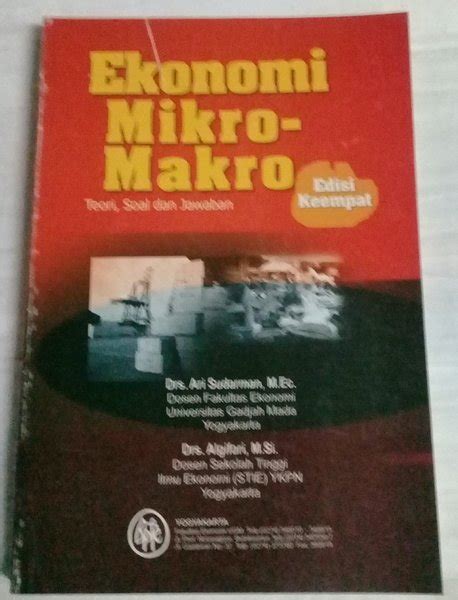 Jual Ekonomi Mikro Makro Teori Soal Dan Jawaban Edisi Keempat By Drs